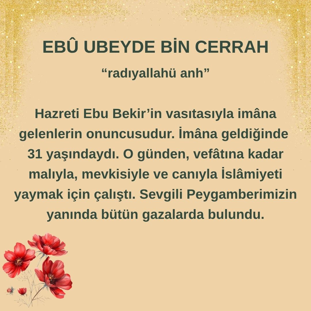 Ebû Ubeyde bin Cerrah (1)